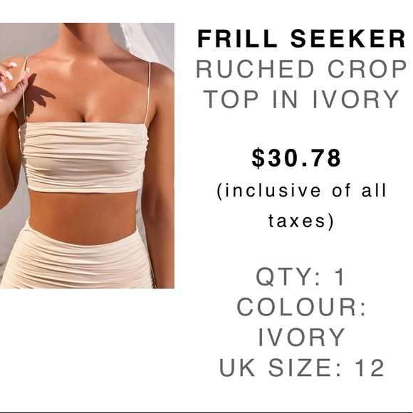 Oh Polly Frill Seeker Top - Picture 2 of 7